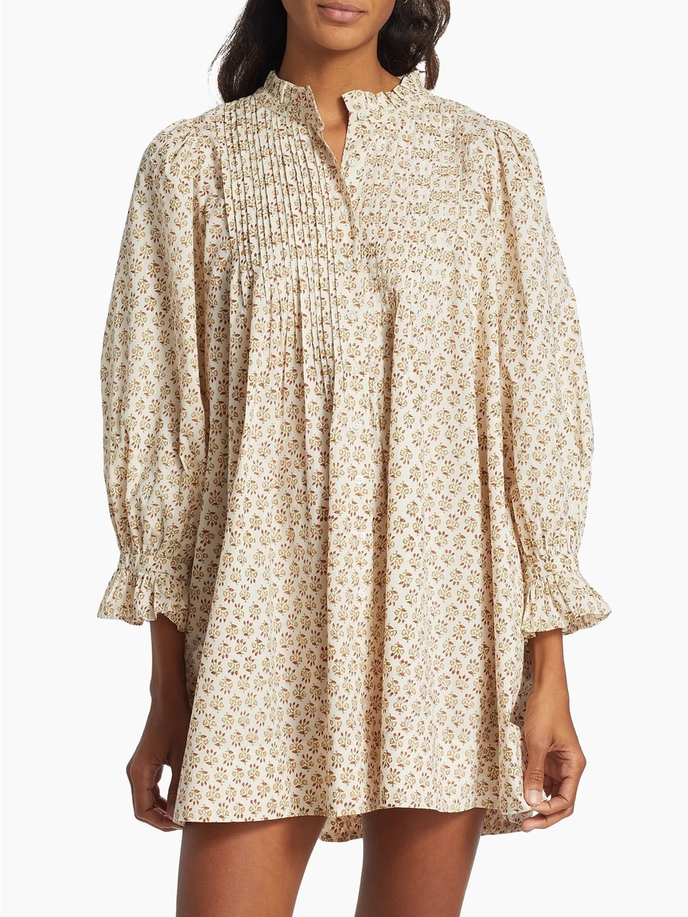 DÔEN Dulcie Dress in Spring Elderberry Floral Organic Cotton | XL - Picture 4 of 16